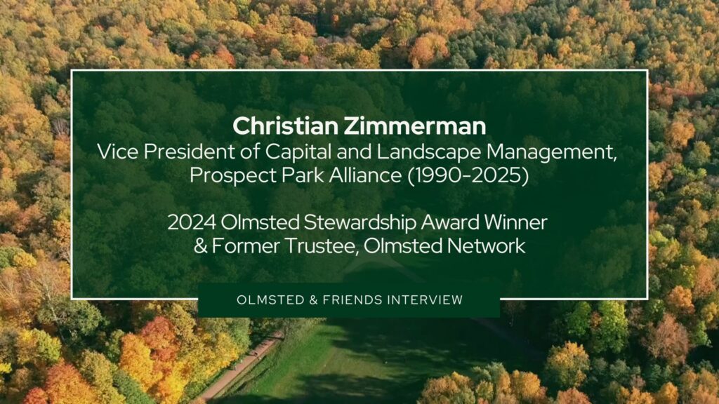Olmsted & Friends: Meet Christian Zimmerman